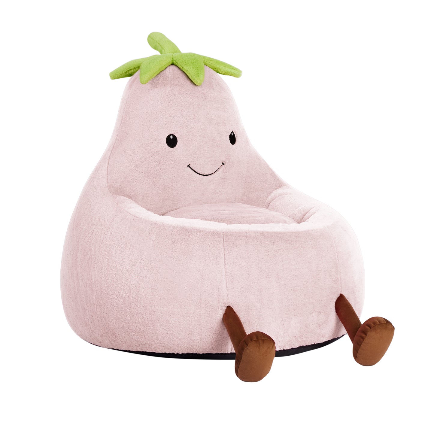 Eggzu Eggplant Bean Bag Chair – Soft & Supportive