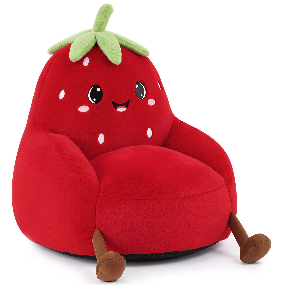 Red strawberry character chair