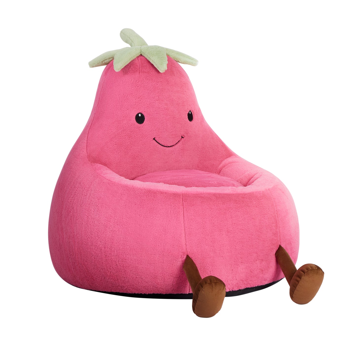 Eggzu Eggplant Bean Bag Chair – Soft & Supportive