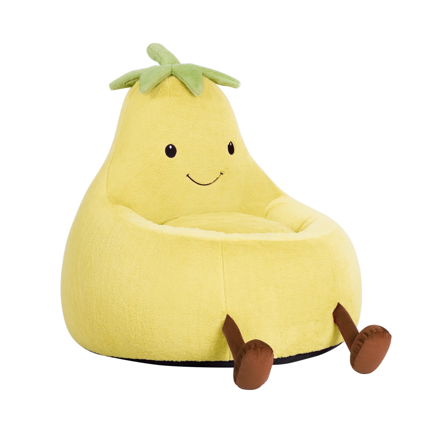 Eggzu Eggplant Bean Bag Chair – Soft & Supportive