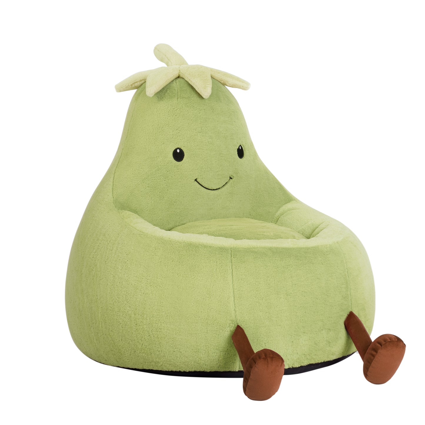 Eggzu Eggplant Bean Bag Chair – Soft & Supportive