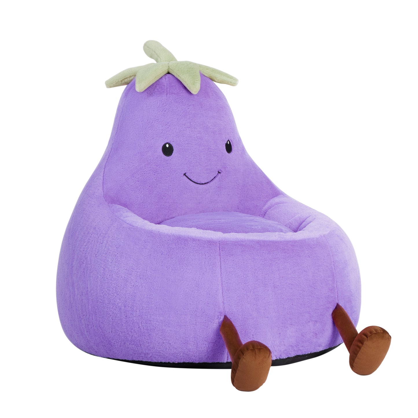 Eggzu Eggplant Bean Bag – Soft & Supportive
