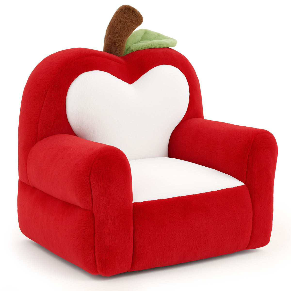 Red apple character chair