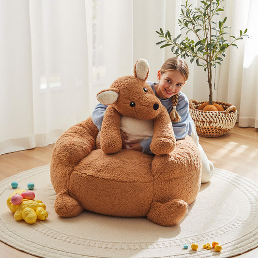 stuffed animal bean bag chair