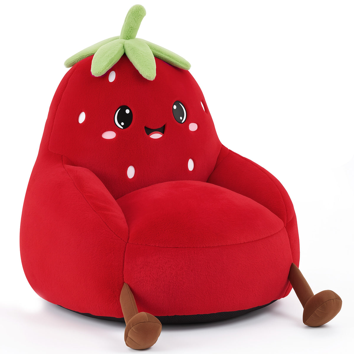 Red strawberry character chair