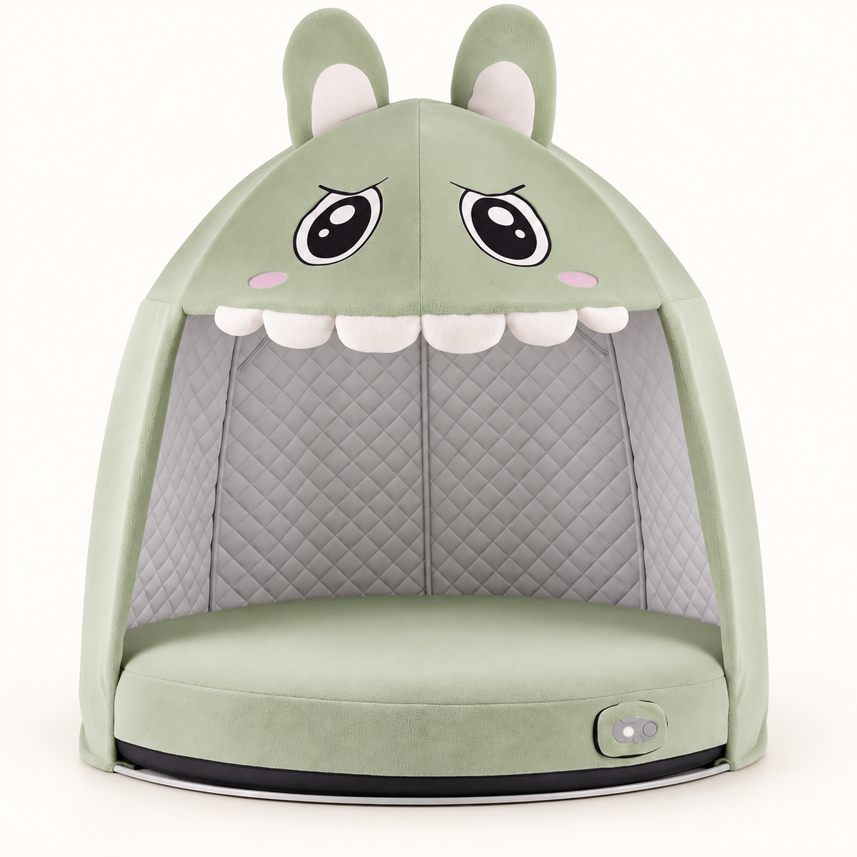 Monster Air Bed & Play Tent in Green — complete product