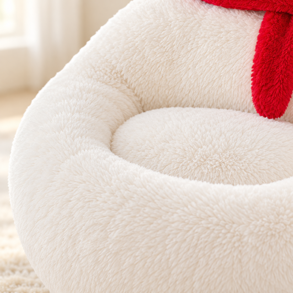 Snowman Chair fabric and construction close-up
