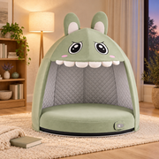Monster Air Bed & Play Tent Green — mood