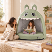 Monster Air Bed & Play Tent Green — family